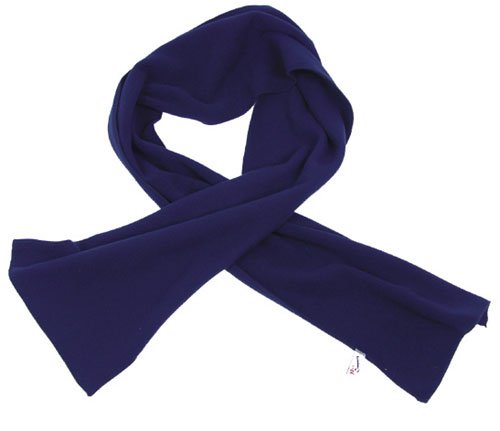 Fleece-Schal 160x25 cm blau