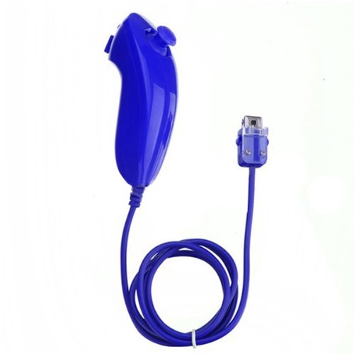 Deep Blue Nunchuck Controller for Nintendo Wii (Deep Blue)