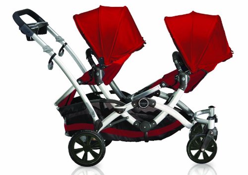 Kolcraft Contours Options Tandem Stroller, Ruby