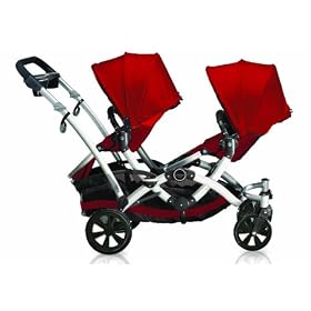 Kolcraft Contours Options Tandem Stroller, Ruby