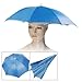 Fishing Golf Beach Hands Free Umbrella Hat Steel Blue