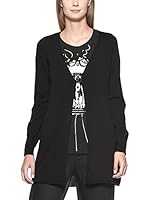 Love Moschino Chaqueta Punto Lana (Negro)