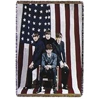 The Beatles Blanket USA FLAG