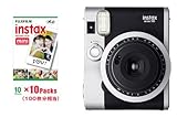 FUJIFILM インスタントカメラ チェキ INS MINI 90 ネオクラシック＆チェキフィルム100枚セット