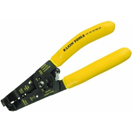 Klein K90-12/2 Klein-Kurve Bent Nose NM Romex Stripper Yellow 7 3/8-Inches