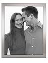 Malden Matte Silver Essential Fashion Metal Frame, 8 by 10-Inch
