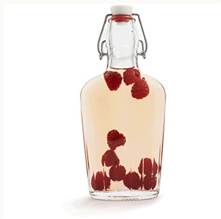 Bormioli Rocco Pocket Flask (Set of 1), 8.5 oz, Clear