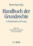 Produkt-Bild: Handbuch der Grundrechte in Deutschland und Europa: Band VII/2: Grundrechte in der Schweiz und in Liechtenstein: Grundrechte in der Schweiz und Liechtenstein: BD VII/2
