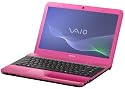 Sony Vaio VPCEA1S1E/P 35,5 cm (14 Zoll) Notebook (Intel Core i3 330M 2,1GHz, 4GB RAM, 500GB HDD, ATI Mobility Radeon HD 5145, DVD, Win 7 HP) pink
