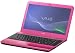 Sony Vaio EA1S1E/P 35,5 cm (14 Zoll) Notebook (Intel Core i3 330M 2,1GHz, 4GB RAM, 500GB HDD, ATI Mobility Radeon HD 5145, DVD, Win 7 HP) pink