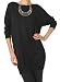Damen Pullover lang Gr.34/XS 36/S 38/M Langer Pulli Neu Top Schwarz, Creme, Grau, Blau, Braun