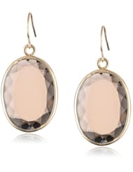 Yellow Bronze Smoky Topaz Earrings