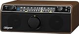 Sangean WR-12BT AM/FM/Bluetooth/AUX Analog Wooden Cabinet Receiver (Dark Walnut)