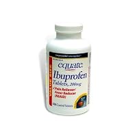 Equate Ibuprofen Pain Reliever 200mg Coated Tablets, 500-Count Bottle