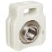 MRC Marathon Series Wide Slot Take-Up Unit, ZMaRC Coated Ball Bearing Insert, Set Screw Lock, Non-Relubricatable, Non-Expansion, Contact and Flinger Seals, Composite Housing, Inch