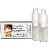 Vision Clarity Carnosine (NAC) Eye Drops, 2 5ml Vials, 10 ml total. For Both People & Pets. NAC Benefits Cataracts, Night Vision, Dry Eyes, Computer Vision, Tired Eyes. Great for Dogs Too!