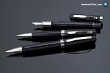 Omas Bologna Pearl Blue Fountain Pen - Pearl Blue, Fine Nib O18A000602-80