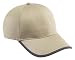North End Unbrushed Chino Twill Cap With Rolled Edge