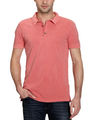 rich&royal Herren Poloshirt, Piqu&eacute; 21K330, Gr. 52 (L), Orange (grenadine) Preisvergleich