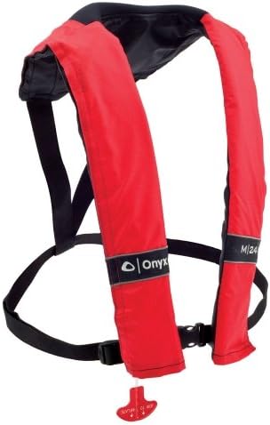 Onyx M 24 Manual Inflatable Universal PFD Red
