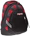 Jansport Trinity Rucksack - Black/Red Tape Kurt Plaid