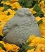 Cast Stone FAT BIRD Garden OUTDOOR/INDOOR Home SCULPTURE Statue