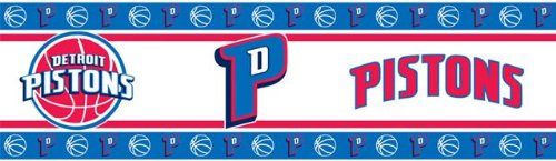 Detroit Pistons Kids Wallpaper Border