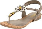 Kenneth Cole REACTION Womens Flower Shine Thong Sandal