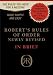 Books : Robert's Rules of Order Newly Revised in Brief [ROBERTS RULES OF ORDER NEWLY R]