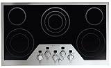ELECTROLUX ICON 36 Smoothtop Electric Cooktop with 5 Flexible Radiant Elements, Center Mount...