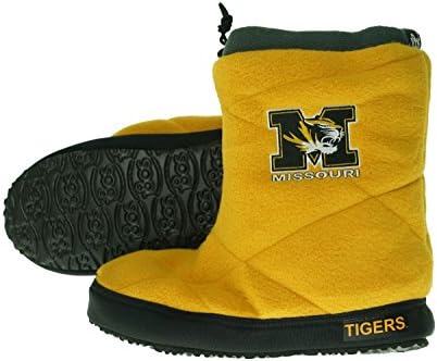 NCAA Missouri Tigers Ladies Gold Fleece Slipper Booties