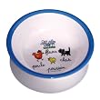 Suction Bowl Baby Cie Farm Animals: Les Animaux de la Ferme Melamine Colorful dinnerware with wording