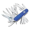 Victorinox Massive Swiss Army Knife SWISSCHAMP In Translucent Sapphire Blue. NEW (Boxed) Reduced By £2 as Slight Damage to Box