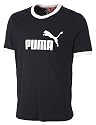 PUMA Herren T-Shirt Large Logo Ringer Tee