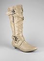 Zip Side Kitten Heel Boot