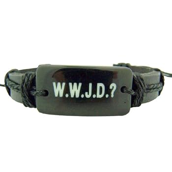 Set A Shopping Price Drop Alert For Wwjd Leather Bracelet Catholic Gift Adjustable Bracelet What Would Jesus Do