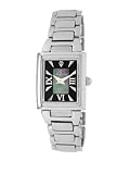 Le Chateau Women's 1816LCL_BLK Diamond Accented All Steel Watch