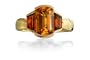 Yellow Gold Citrine Ring