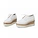 Latasa Women's Fashion Lace-up Platform Mid Wedge Heel Oxford Shoes