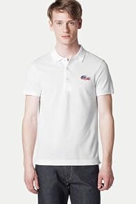 Short Sleeve Pique Flag Croc Polo