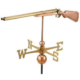 Good Directions 693P Full Size Shotgun Weathervane, Polished by Good Directions