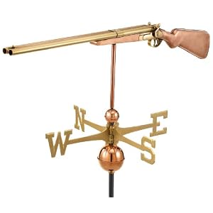 Good Directions 693P Full Size Shotgun Weathervane, Polished by Good Directions