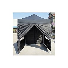 NEW WATERPROOF 2.5M X 2.5M POP UP TENT GAZEBO MARQUEE PARTY TENT CANOPY+4 SIDES (BLACK)