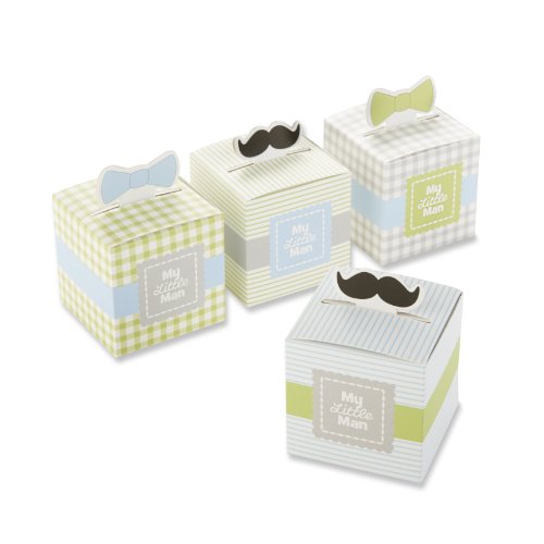 Kate aspen my little man favor box (set of 24)