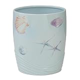 Ocean Shell Starfish Bathroom Bath Trash Wastebasket