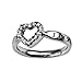 I Am My Beloved and He Is Mine CZ Open Heart Stainless Steel Ring Song of Solomon 6:3 (7)
