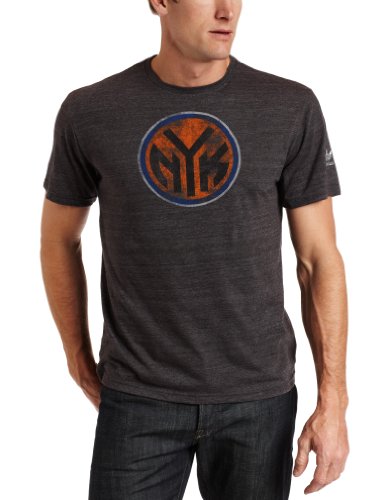NBA New York Knicks Better Logo Tri Blend Tee (Black, Medium)