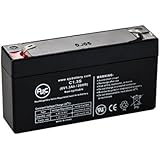 Leoch DJW6-1.2 Sealed Lead Acid - AGM - VRLA Battery - This is an AJC Brand® Replacement