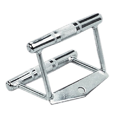 Marcy Fixed Chrome V-Bar Row Handle Cable Gym Attachment