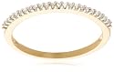 10k White, Yellow, or Rose Gold Diamond Band (1/10 cttw, I-J Color, I3 Clarity)